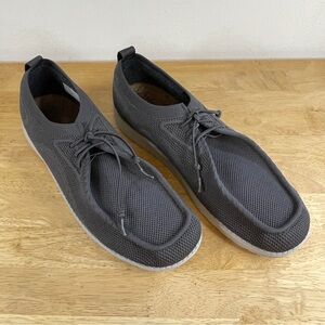 Itazero Men's Dark Gray Lace Up Shoe Size 14 Wide